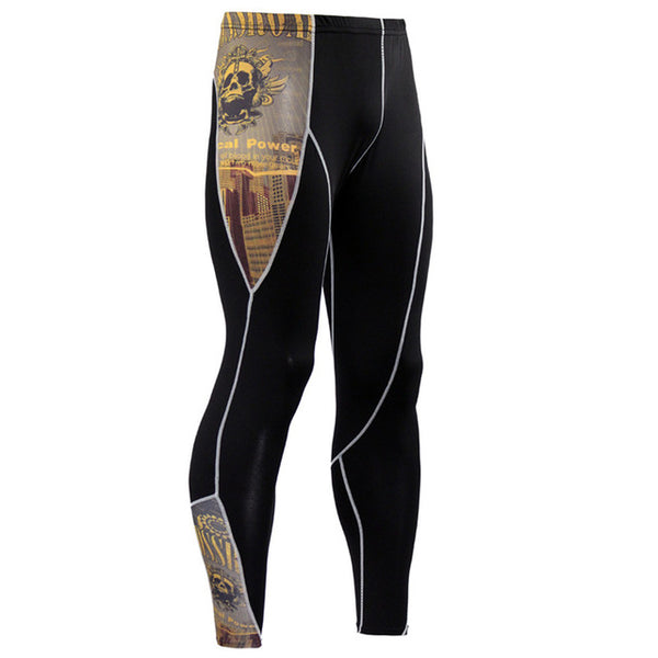 New Men compression Skin tights Leggings
