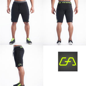 Mens gym cotton shorts Run jogging