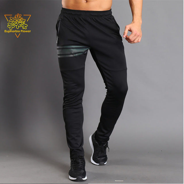 JSN203  Sports Pants Men Running Two Zipper