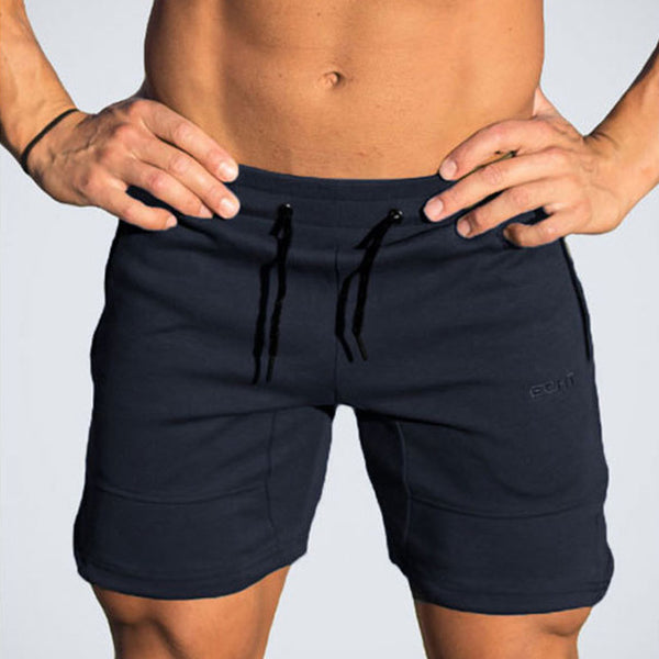 Mens Gym Fitness cotton shorts