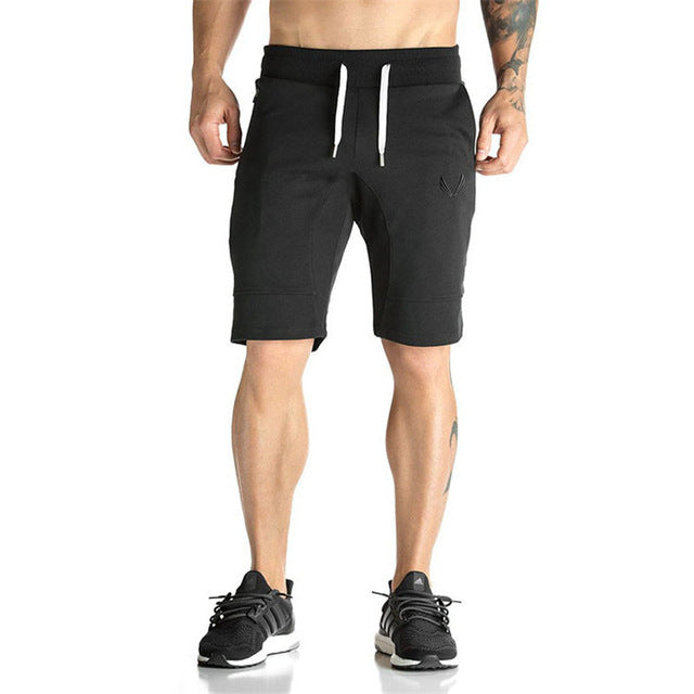 Mens Gym Fitness cotton camouflage shorts
