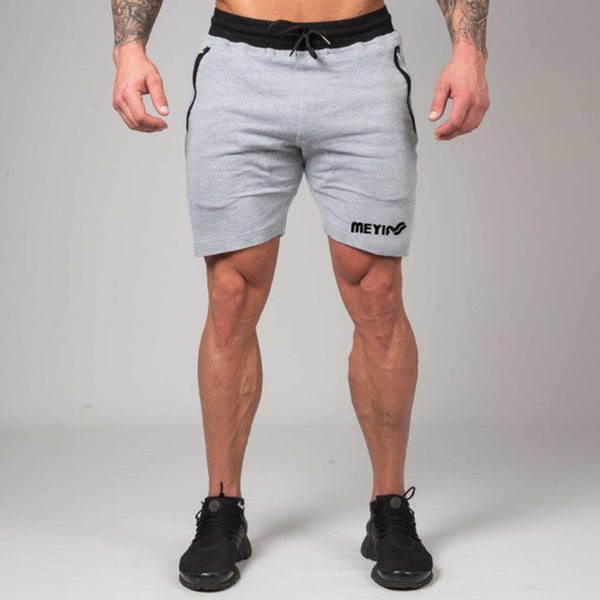 Mens gym cotton shorts Running jogging