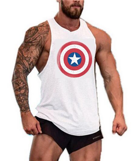 Captain America Hero Bodybuilding Stringer