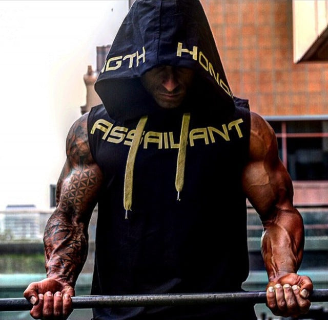 2018 new summer mens Sleeveless hoodies