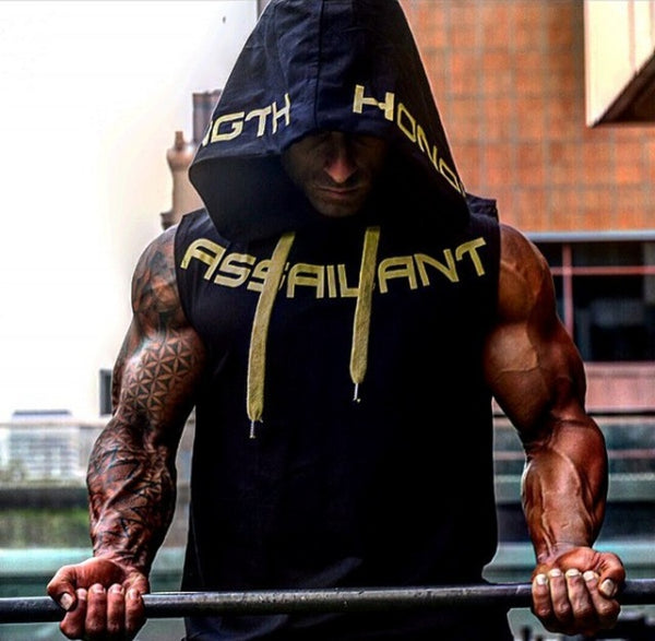 2018 new summer mens Sleeveless hoodies