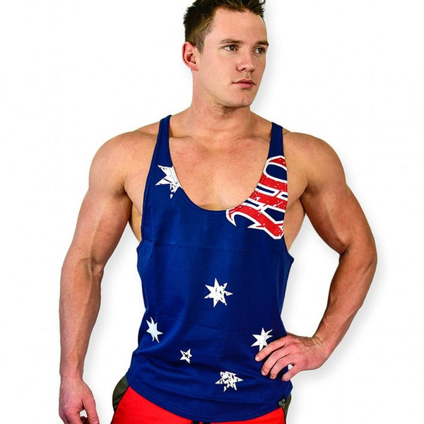 Mens Bodybuilding Tank Tops Gyms Fitness