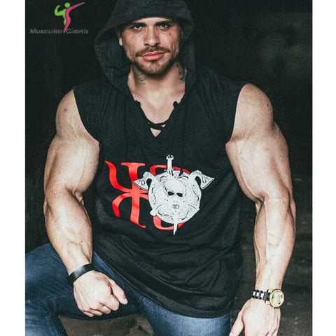 2018  Hoodies  wear  Fitness Men gyms